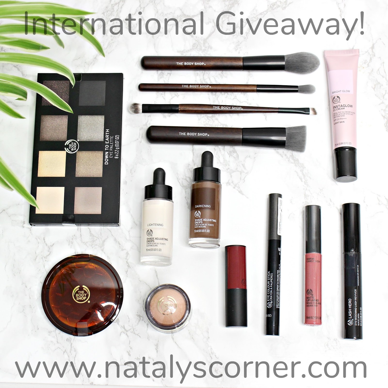International Giveaway The Body Shop Makeup Kit Nataly's Corner